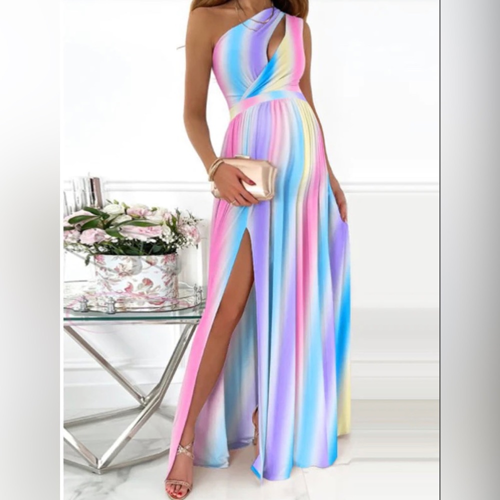 Maternity Gender Reveal Dress - LG